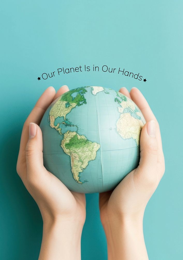 Planet quote poster template