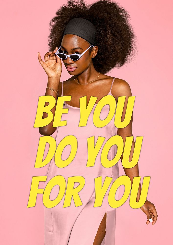 Be you quote poster template