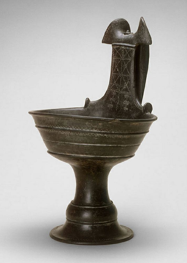 Stemmed Kyathos (Drinking Cup) by Ancient Etruscan