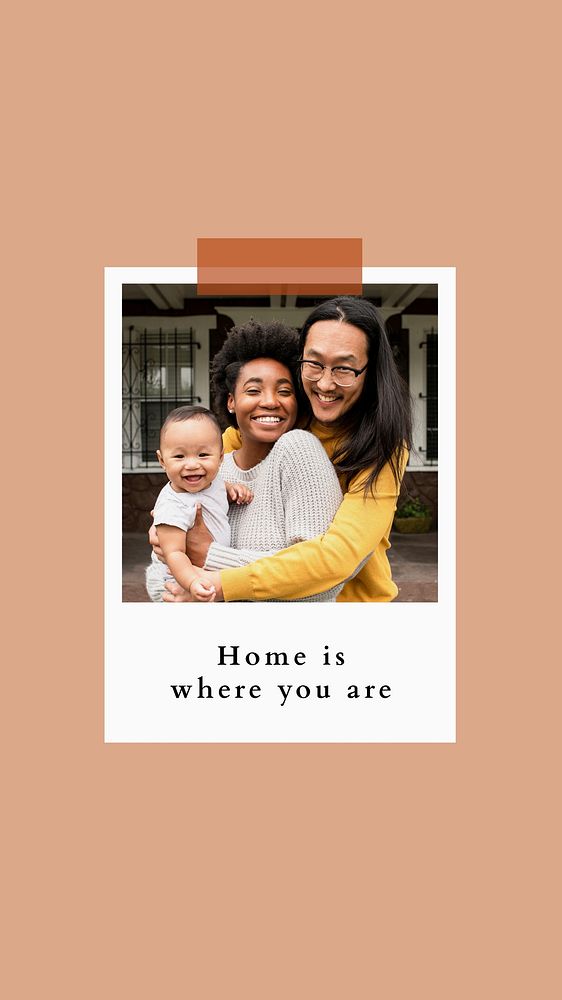 Home is where you are  Instagram story 