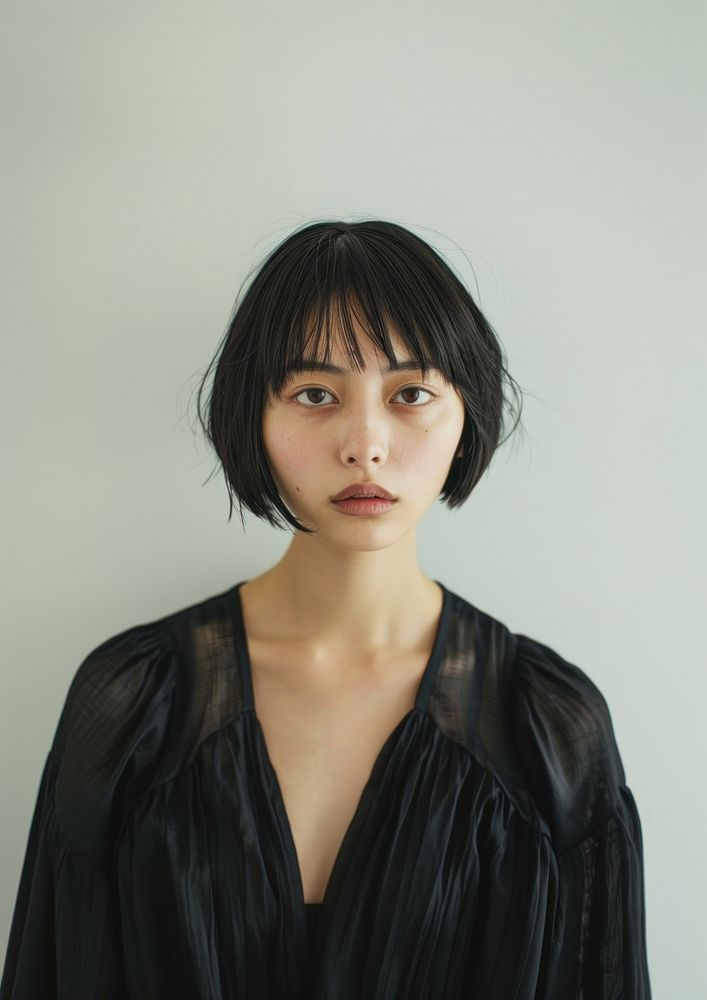 Asian Girl portrait photo face.