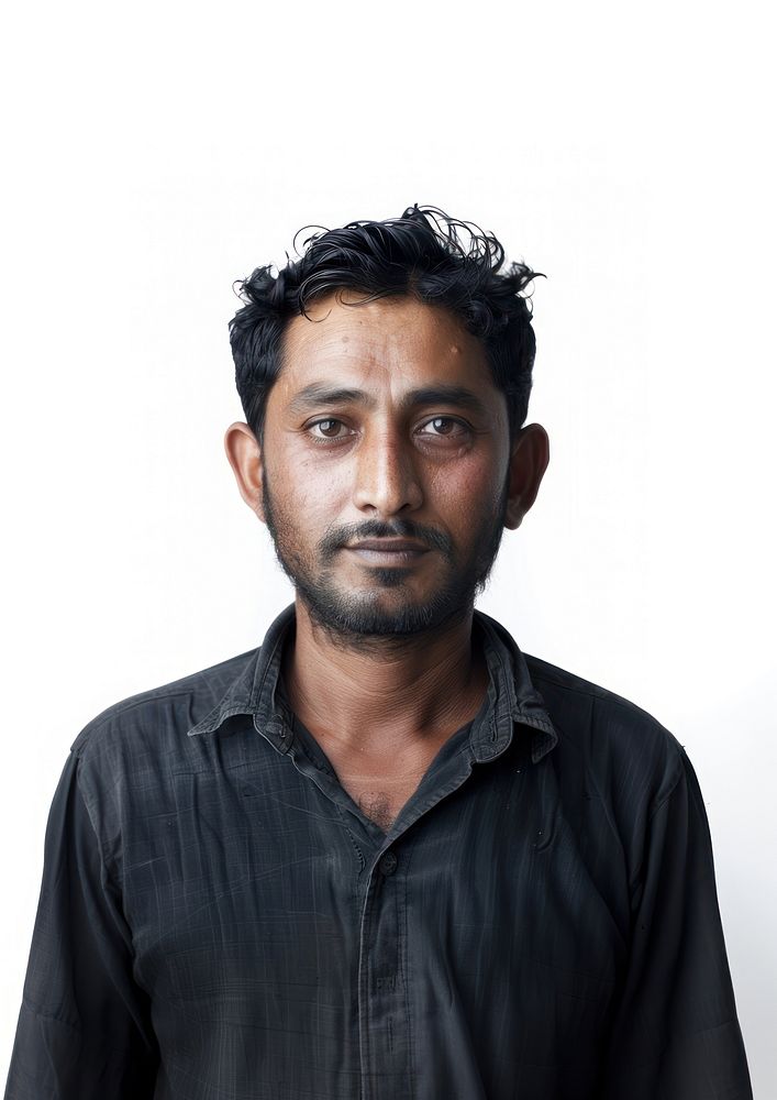 Bangladeshi man portrait photo face.
