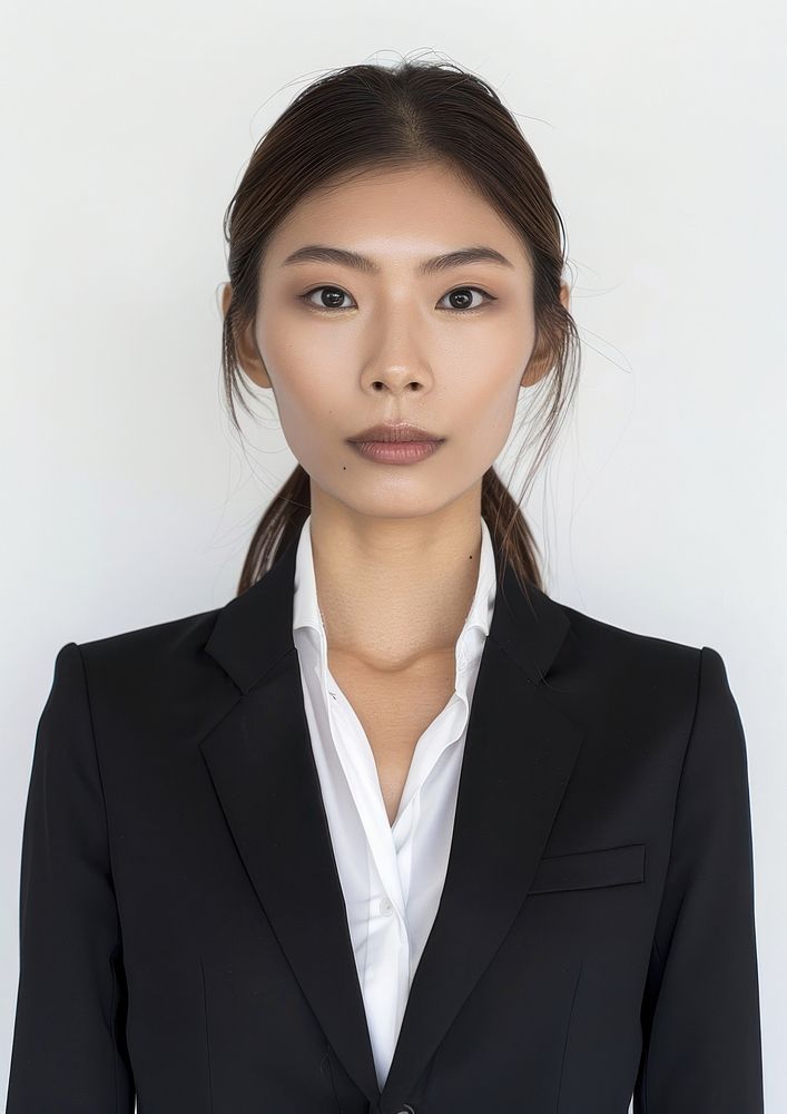 Hong Konger business woman portrait photo face.