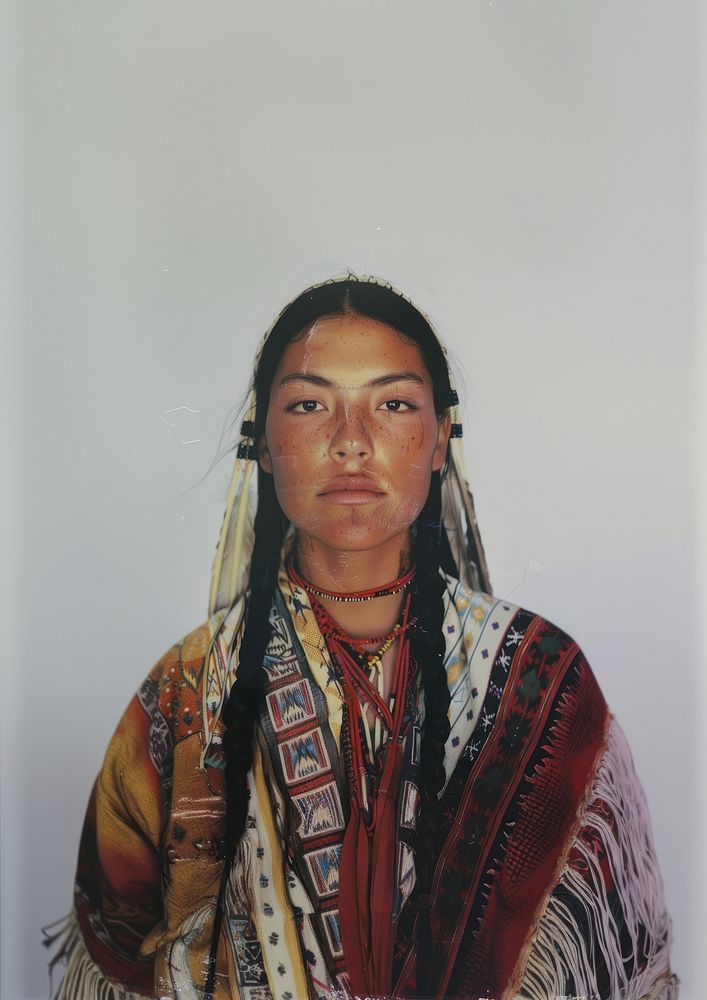 Native american woman face accessories accessory.