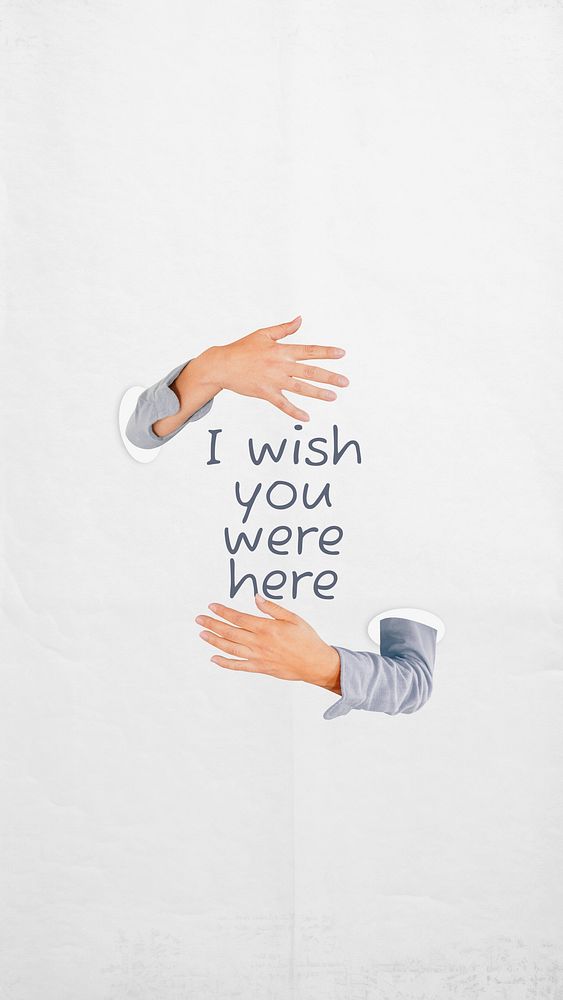 Wish you were here Facebook story template