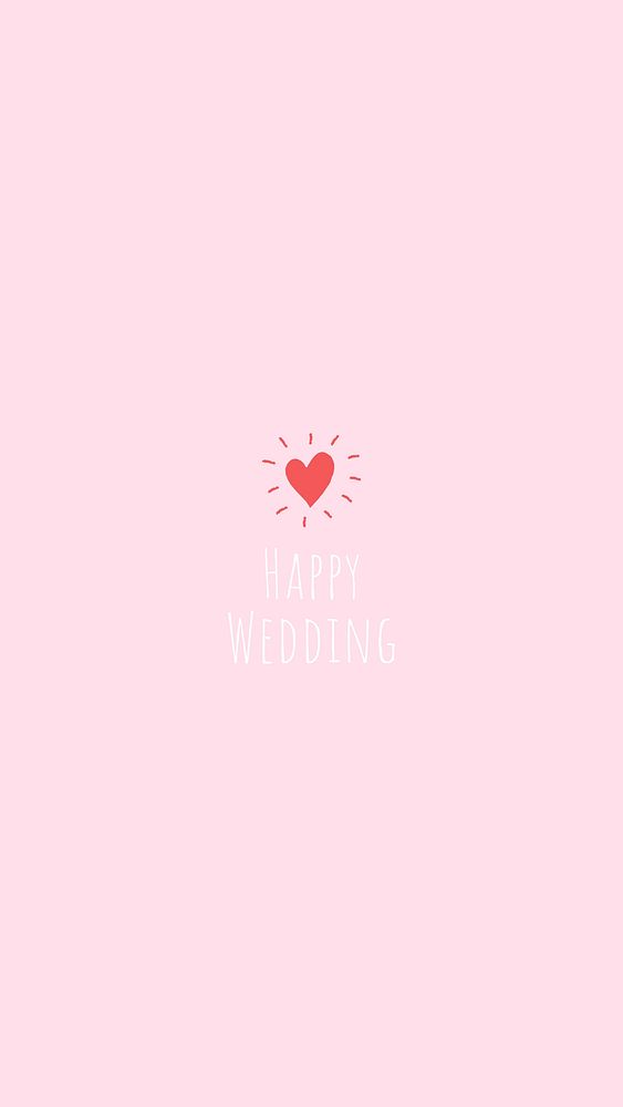 Happy wedding quote Facebook story template