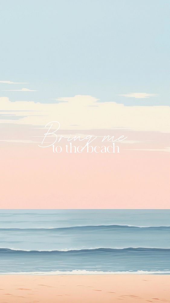Beach  quote Facebook story template