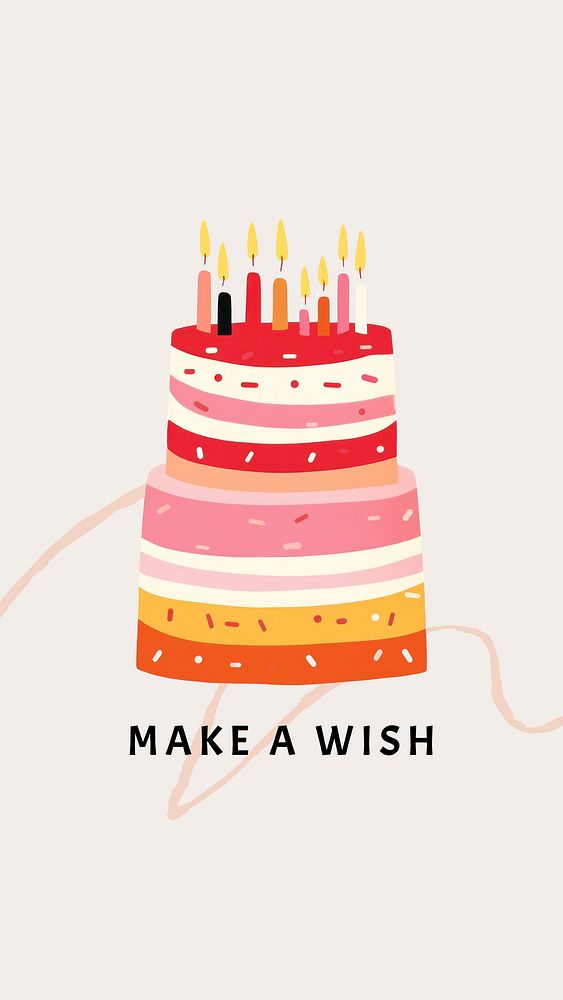Make a wish Facebook story template