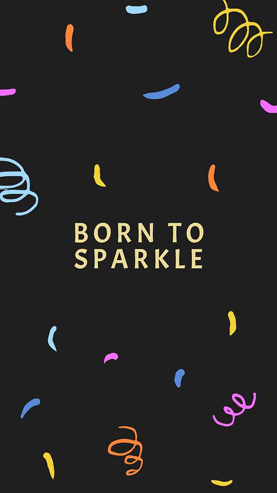 Bork to sparkle Facebook story template