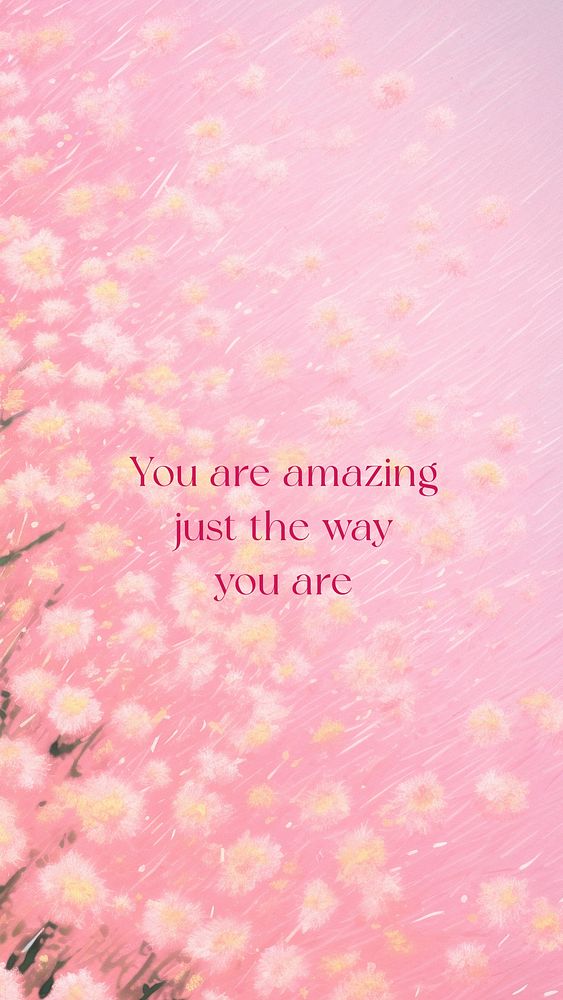 You're amazing quote Facebook story template