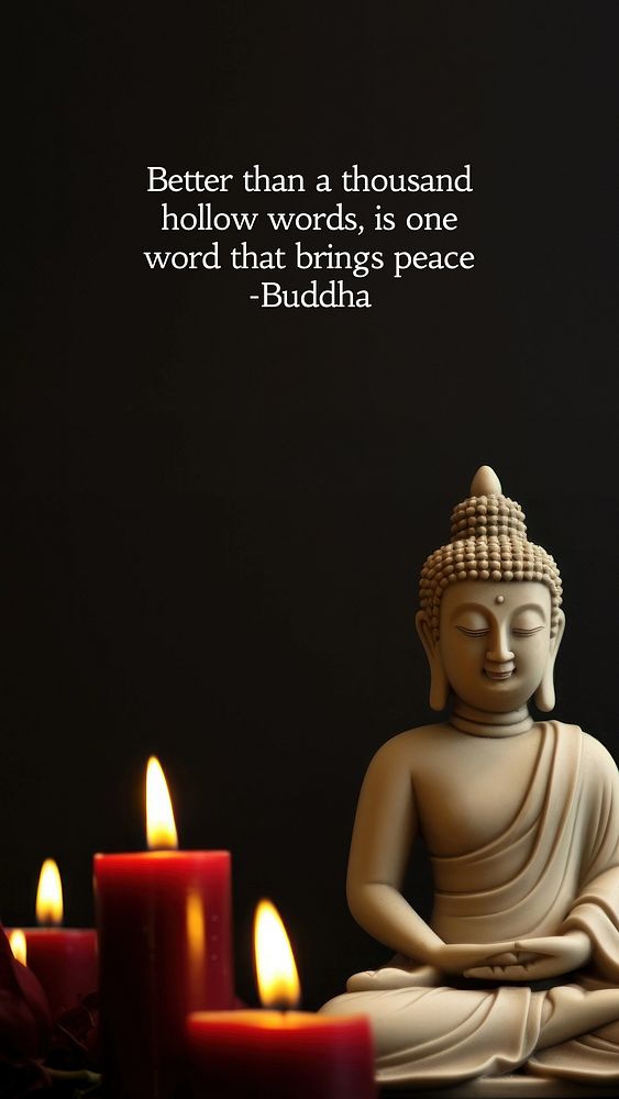 Buddhism  quote Facebook story template