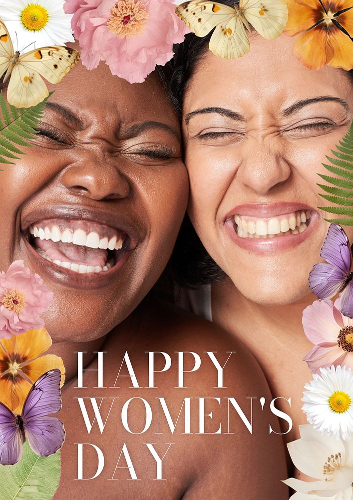 Happy women's day poster 