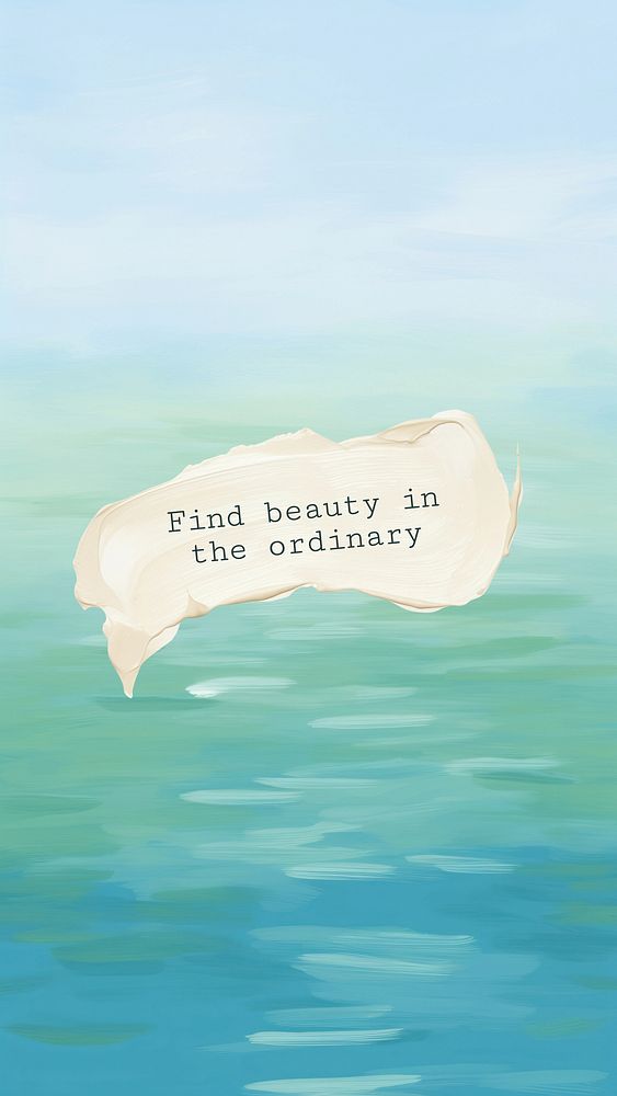 Beauty in the ordinary mobile wallpaper template
