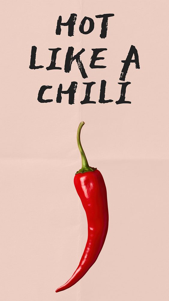 Hot like chili Instagram story 