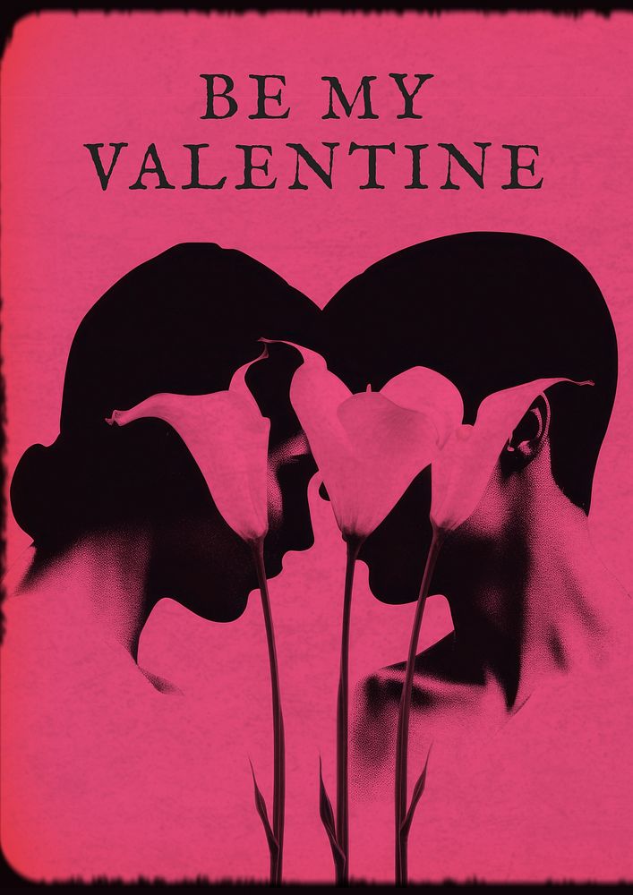 Be my Valentine poster 