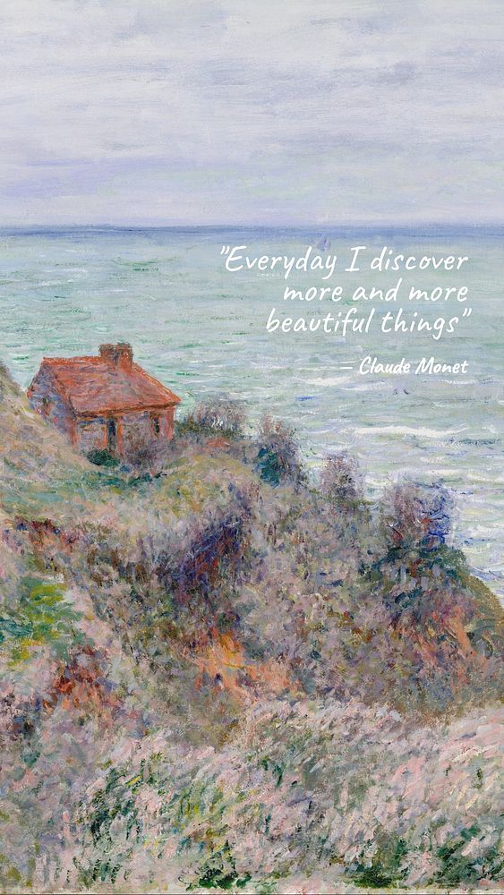 Monet's beauty quote Instagram story 