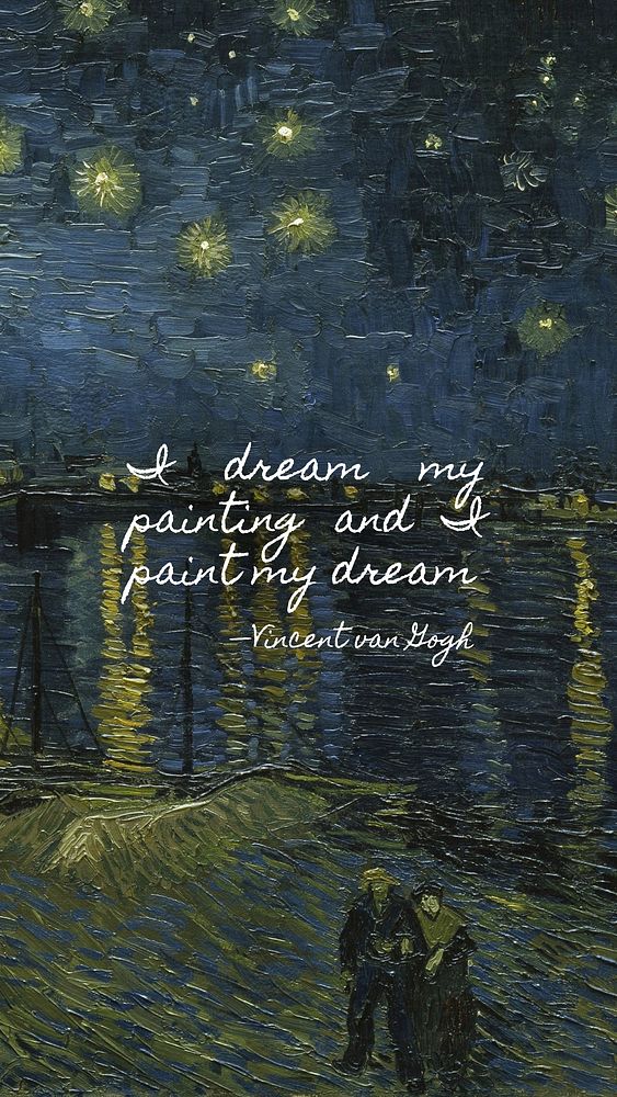 Van Gogh quote Instagram story 
