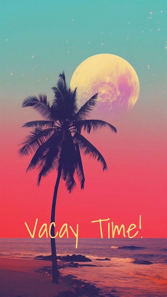 Vacay time Instagram story 