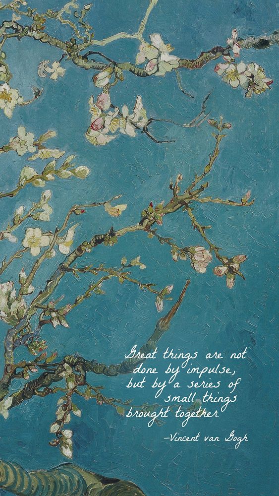 Van Gogh quote Instagram story 