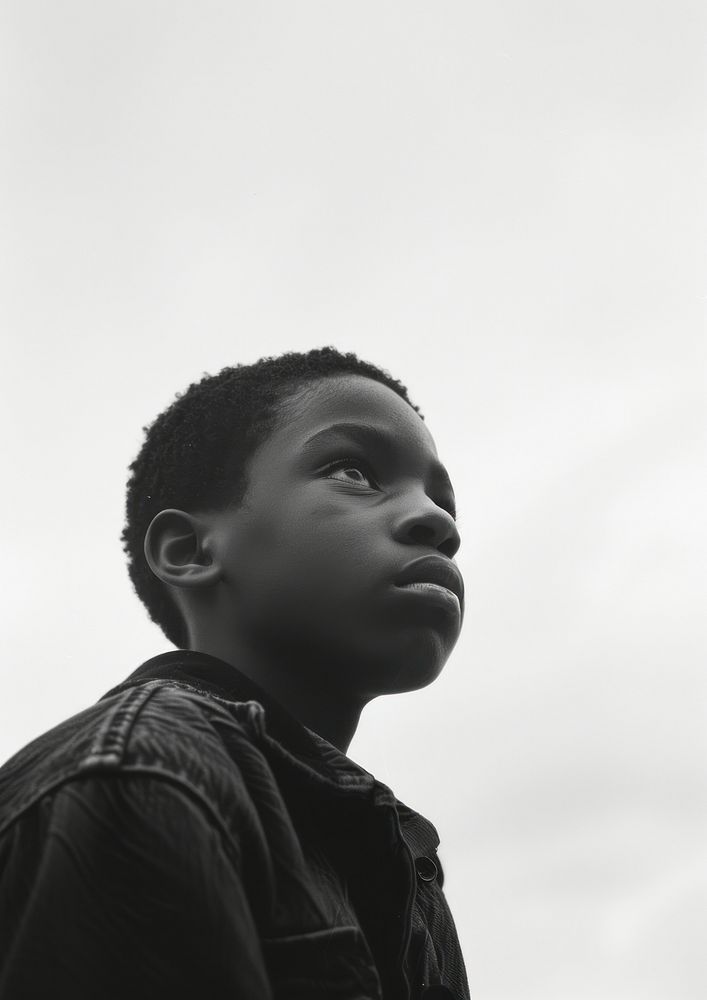 A black kid photography portrait person.