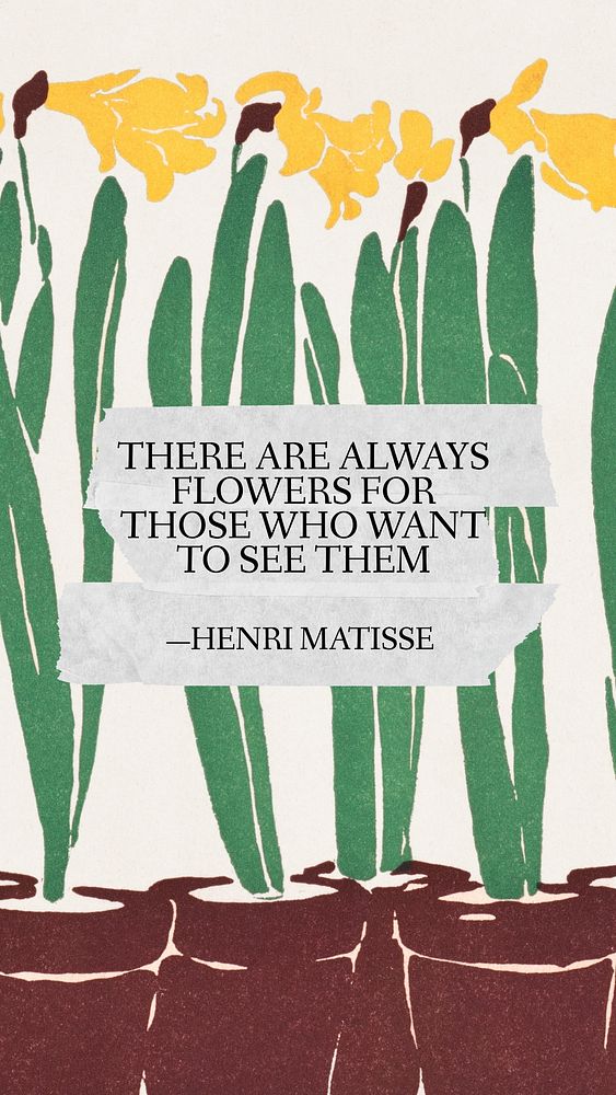 Henri Matisse quote  Instagram story 