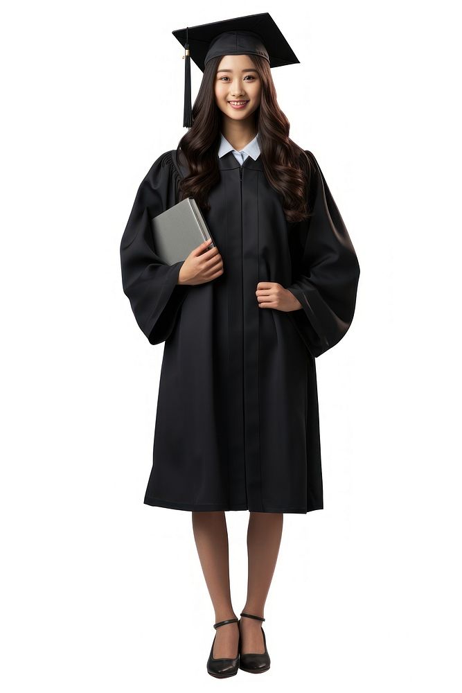 Girl graduation clothing overcoat student.