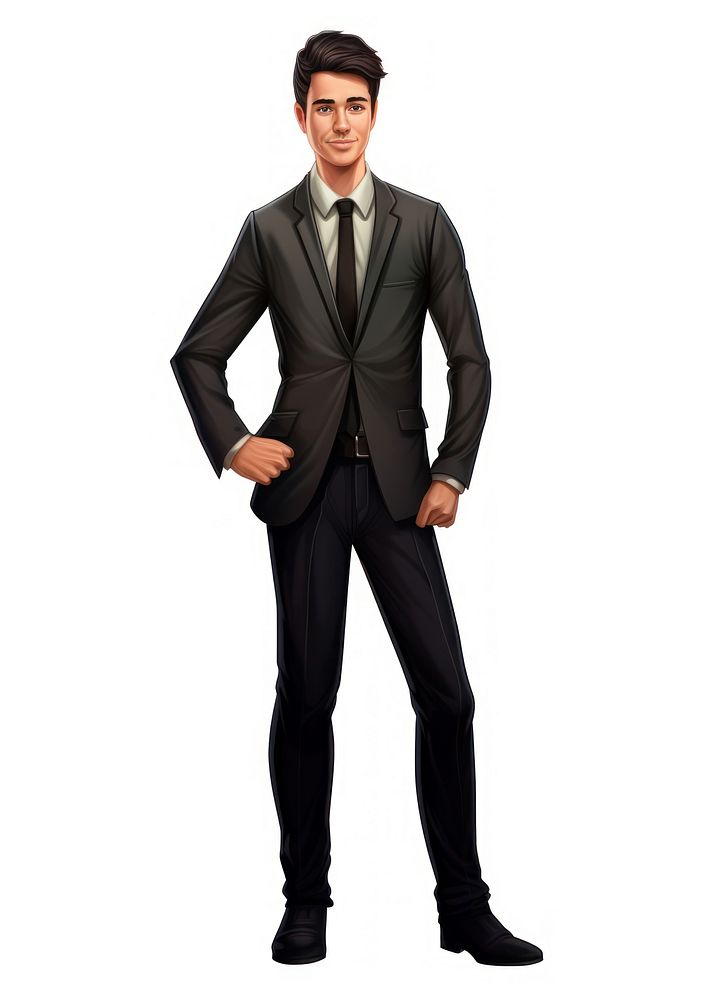 Businessman clothing apparel costume.