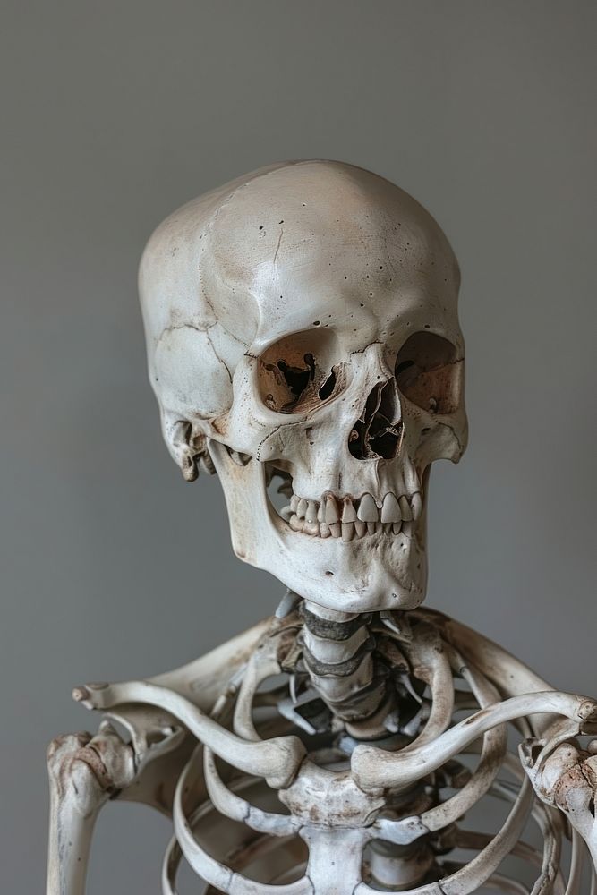 Skeleton anthropology sculpture history.