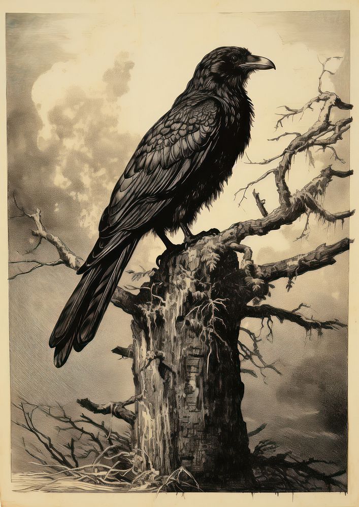 Raven blackbird agelaius animal.