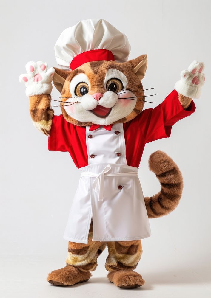 Cat mascot costume person clothing apparel.