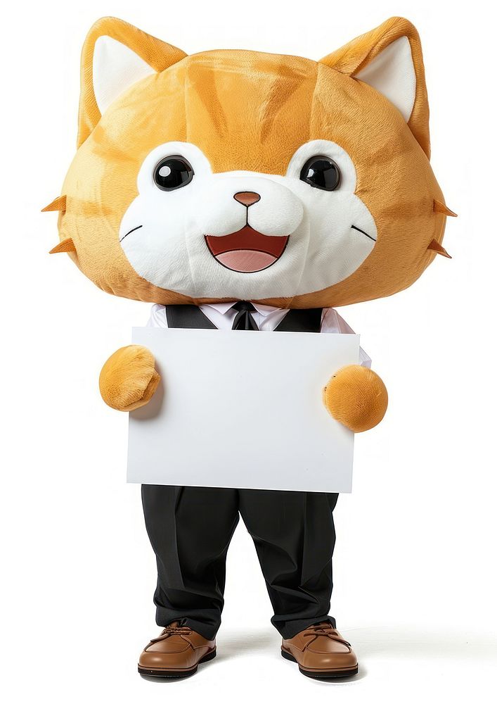 Cat mascot costume person clothing apparel.