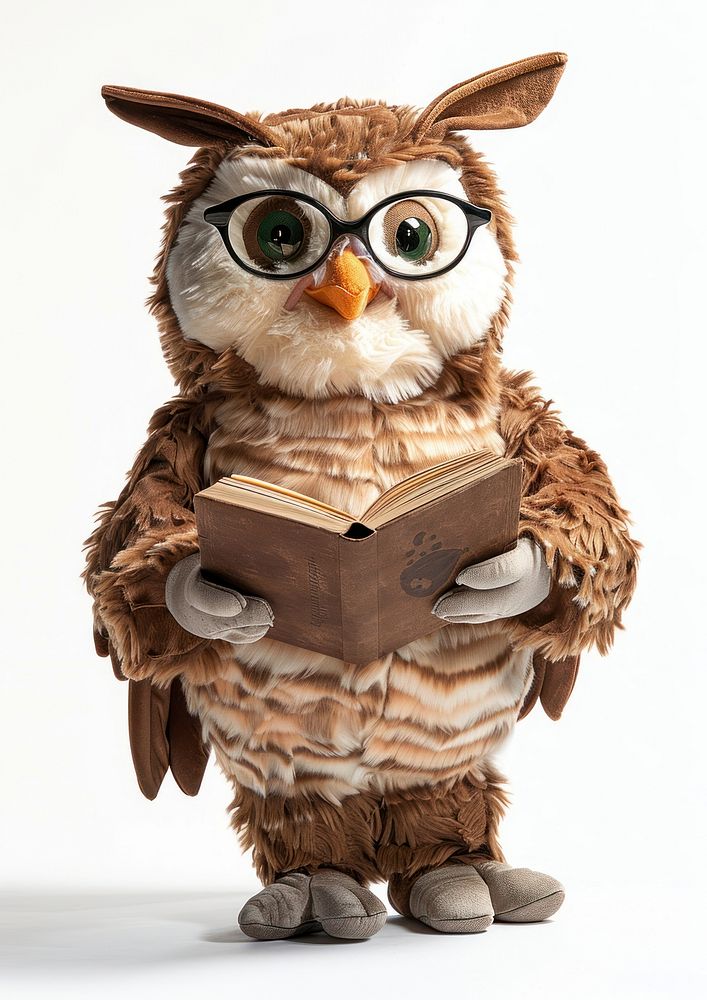 Chubby owl mascot costume accessories accessory figurine.