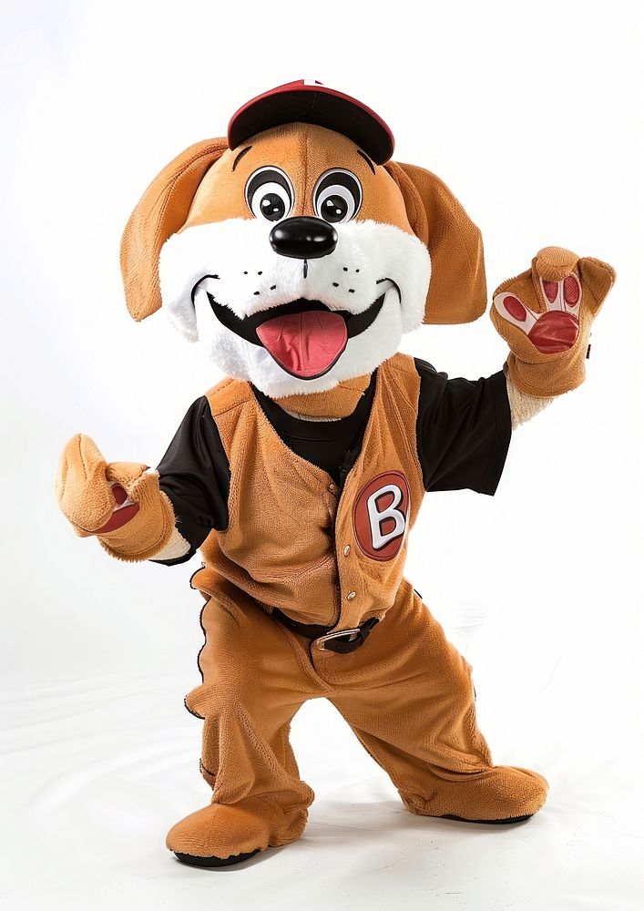 Dog mascot costume clothing apparel plush.