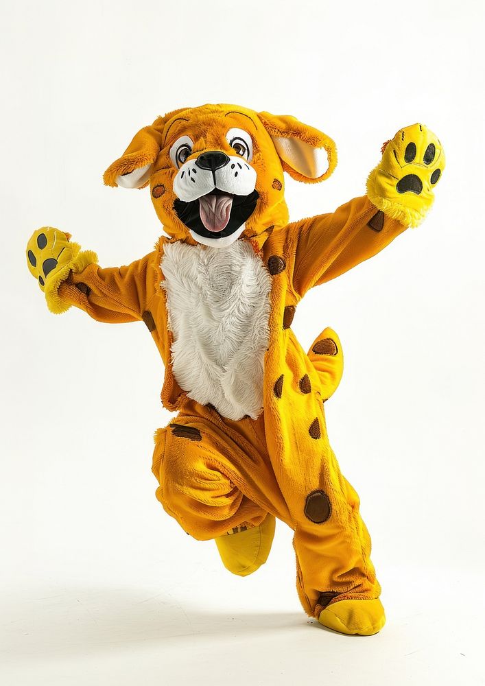 Dog mascot costume person wildlife clothing.