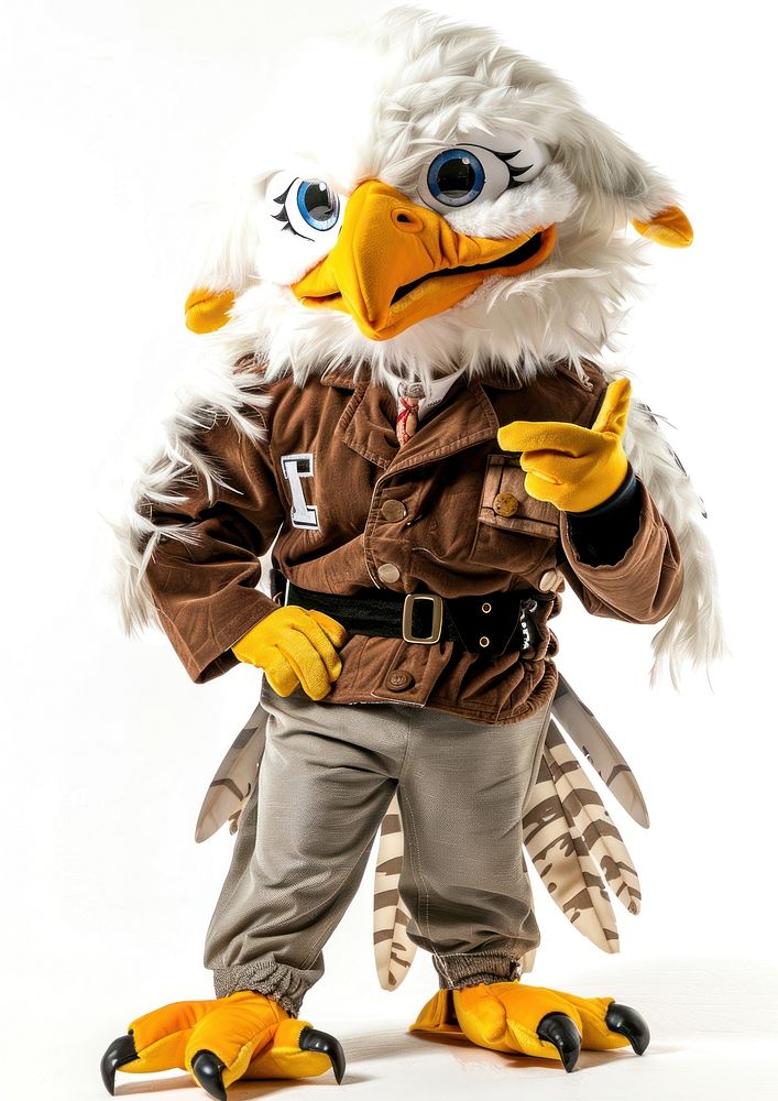 Eagle mascot costume clothing apparel animal.