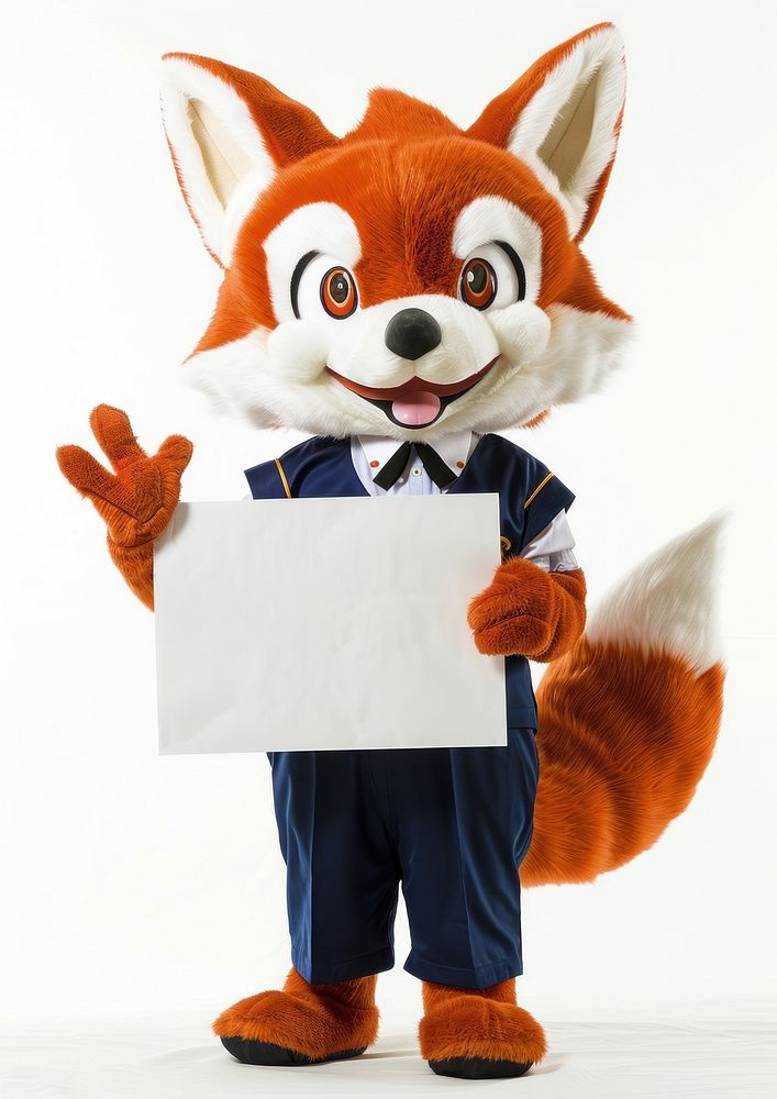 Fox mascot costume person clothing apparel.