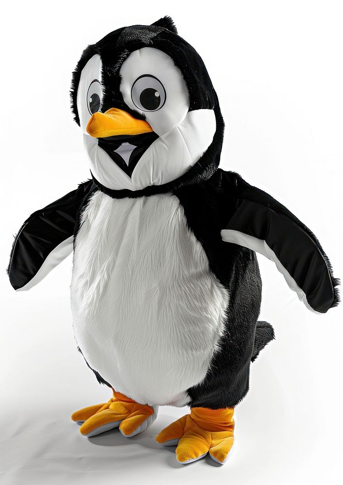 Penguin mascot costume animal bird toy.