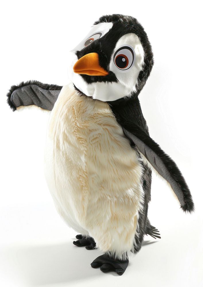 Penguin mascot costume clothing apparel animal.