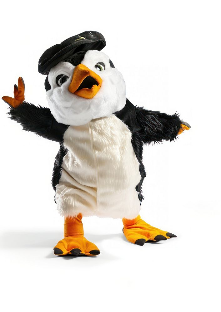 Penguin mascot costume animal bird toy.