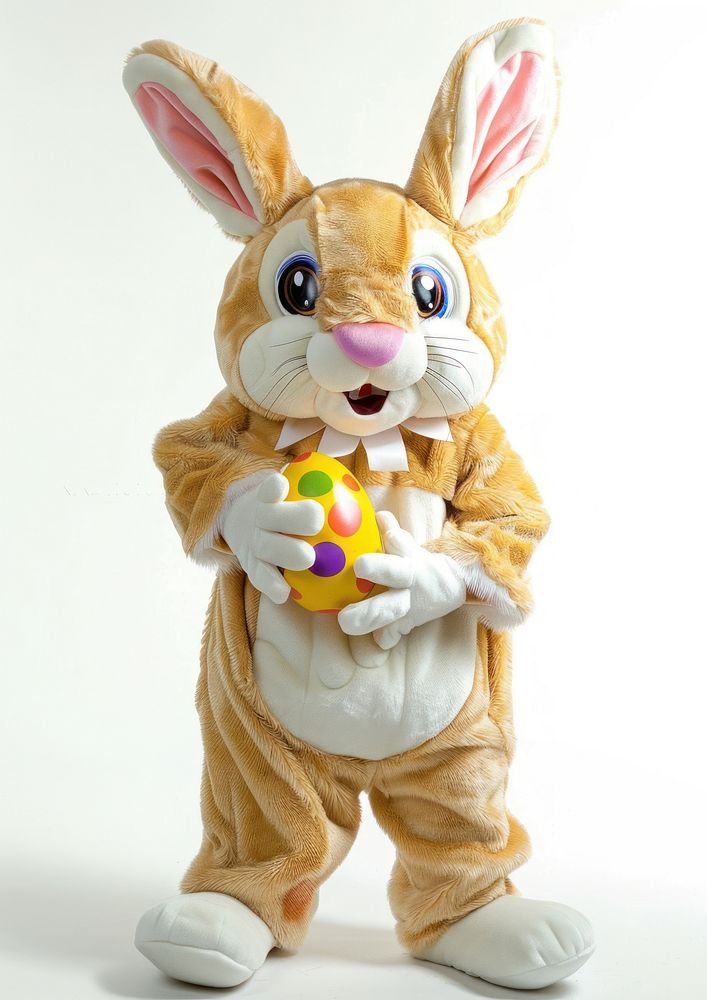 Rabbitmascot costume clothing figurine apparel.