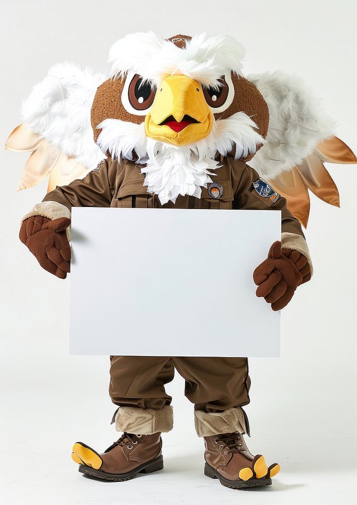Eagle mascot costume person clothing footwear.
