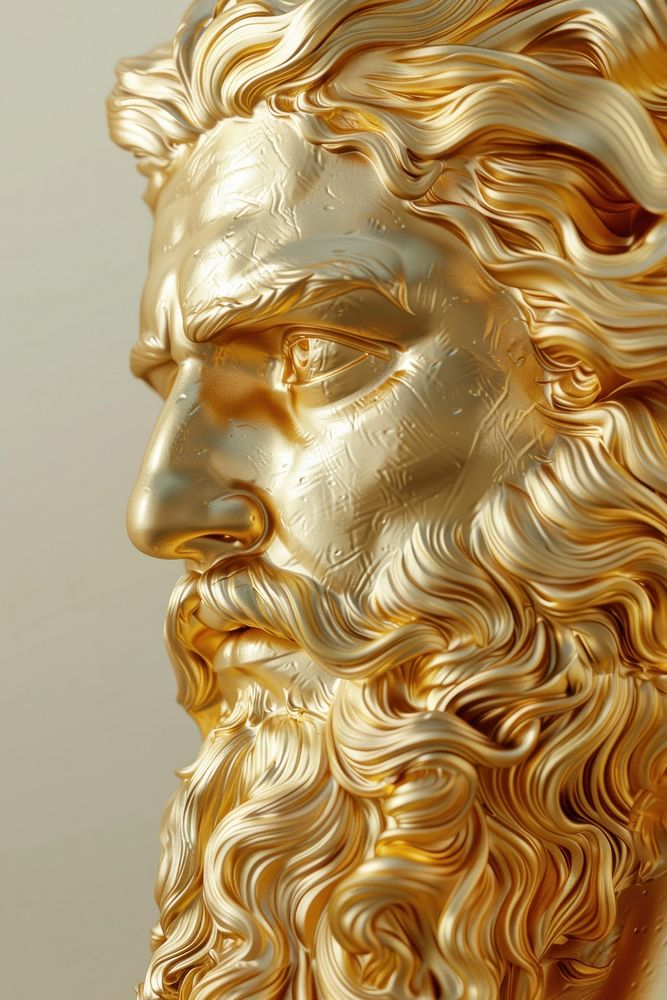 Statue of god gold sculpture bronze.