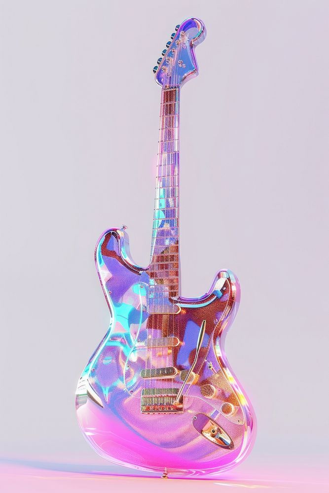 Guitar guitar illuminated saxophone.