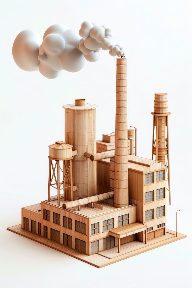 Factory architecture building industry.
