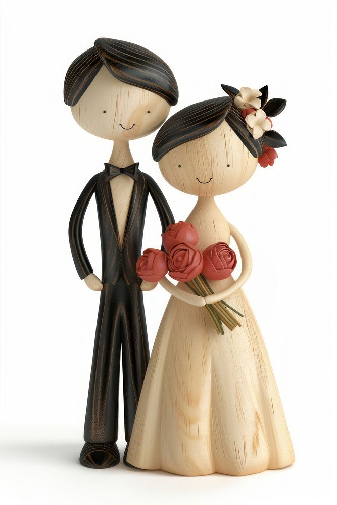 Wedding figurine bride adult.