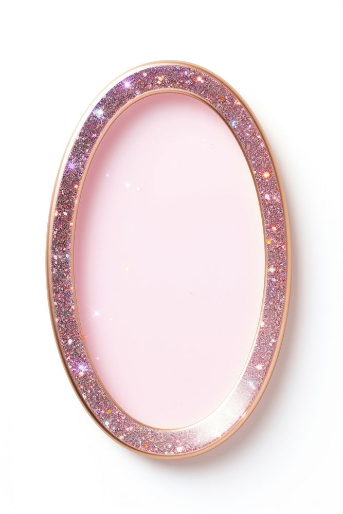 Frame glitter oval shape accessories accessory gemstone.