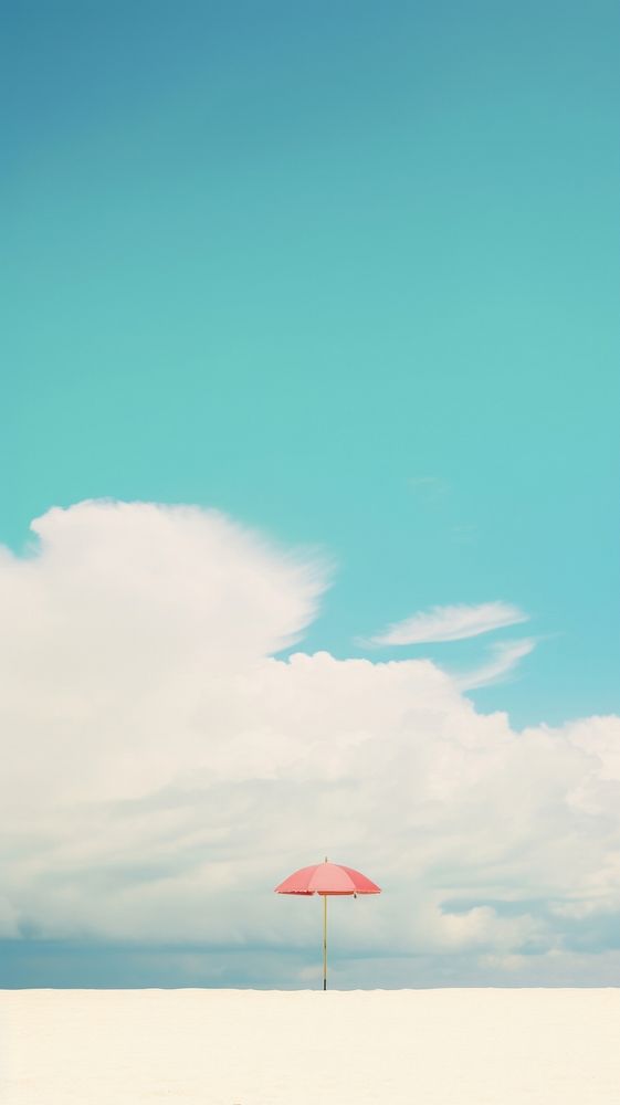 Beach nad sky cloud architecture shoreline.