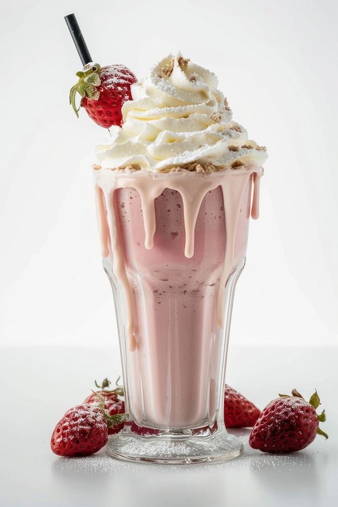 Milkshake drink smoothie dessert sundae.