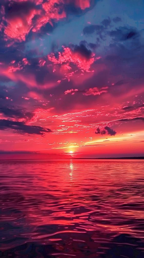 Photo of sky sunset outdoors horizon.