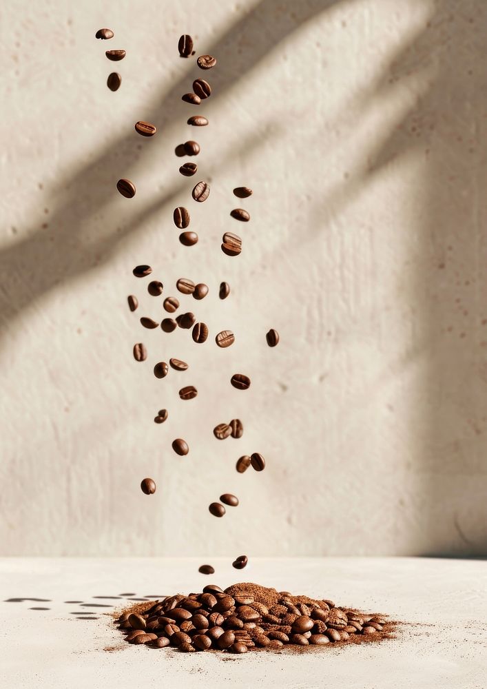 A coffee beans falling beverage outdoors cricket.